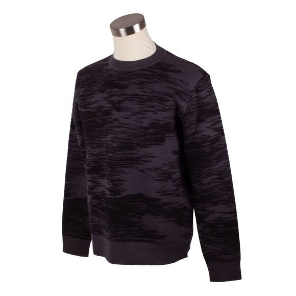 JIL SANDER Black Gray Wool Sweater size 50 (FINAL PRICE) - Picture 2 of 8